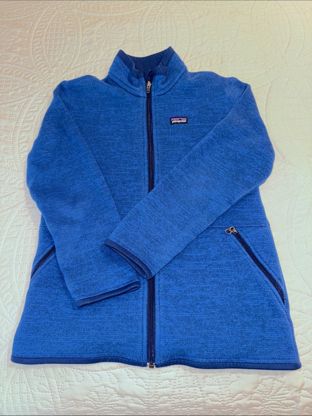 Patagonia Kids Blue Full-Zip Better Sweater Jacket
